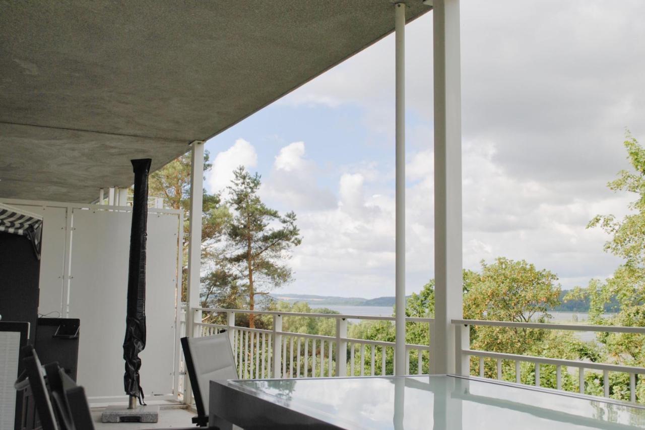 Ferienresidenz Zwei Bodden Fewo2-8 - Balkon, Sauna, Kamin Lietzow 外观 照片