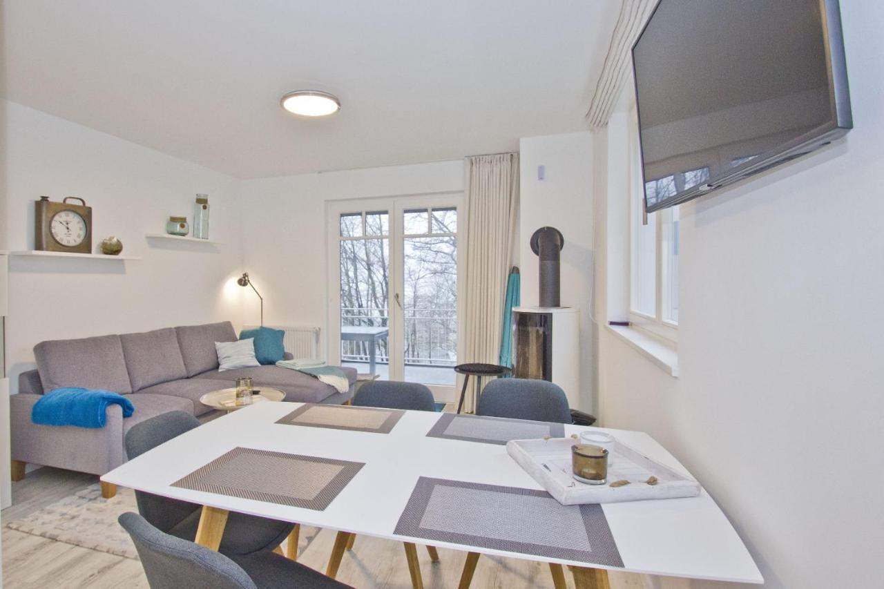 Ferienresidenz Zwei Bodden Fewo2-8 - Balkon, Sauna, Kamin Lietzow 外观 照片